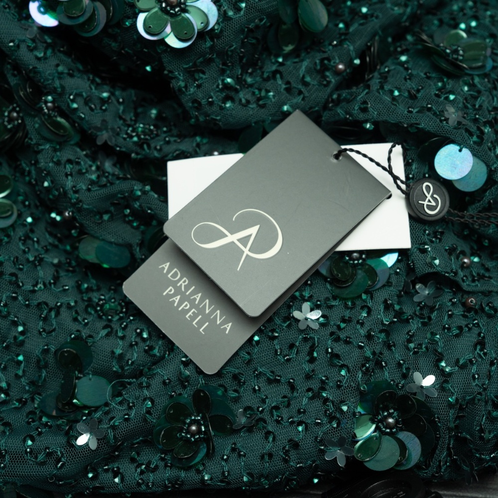 Adrianna Papell - Beaded Cocktail Dress - Picture 8 of 11